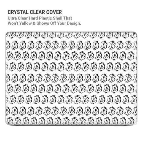 Bitcoin Pattern MacBook Air 15in (2023-2025) Case plus Skin